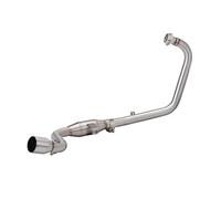 Tubo scarico dellammortizzatore posteriore dellamo Manicotto Scorrevole Per Interfaccia Tubo Di Collegamento Anteriore Scarico Moto Adatto Per Suzuki GIXXER 155 GIXXER 155 150 SF 155(A)