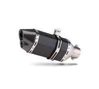 Tubo Scarico Moto Compatibile con Cbr250rr per ADV150 per PCX150 Universale 51MM Silenziatore di Scarico per Motocicletta Doppio Foro Tubo di Scarico Tubo Modificato(C)
