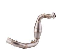 Tubo Scarico Moto Compatibile con G310R per G310GS 2017 2018 2019 2020 2021 2022 2023 2024 Modifica Scarico Moto Slip On Tubo Anteriore(Type A)