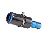 Tubo Scarico Moto Compatibile con PCX150 per CBR150R Tubo di Scarico per Motocicletta 51mm Tubo di Scarico Universale per Motocicletta Modifica Silenziatore(E)