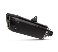 Tubo Scarico Moto Compatibile con R3 Il Tubo di Scarico del Silenziatore per Moto da 51 Mm Silenziatore di Scarico Universale per Moto A Doppio Foro con Db Killer(Type B)