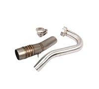 tubo scarico moto tubo scarico Accessori Per Motociclette, Silenziatore Per Tubo Di Scarico A Manicotto Scorrevole, Adatto Per Ugello Di Scarico Aria 250/300/400, Riduzione Del Rumore(Type M)