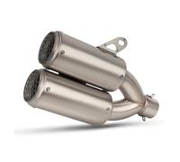 Tubo Scarico Motocicletta per B&MW F900XR F 900XR F900 XR 51mm Moto Scarico Progetto Doppio Tubo Marmitta Linea di Fuga