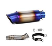 Tubo scarico motocicletta Per CBR500R CB500F CB500X CBR400R CB400F CB400X 2016-2024 Progetto Di Scarico Slip On Line Motociclette Marmitta Tubo Centrale(L)