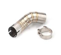 Tubo scarico motocicletta Per Kawasaki Z900 2017-2021 Z900E Z900 A1 A2 2017-2023 Adattatore Tubo Scarico Centrale Motocicletta Collegamento Da 51 Mm(Steel)