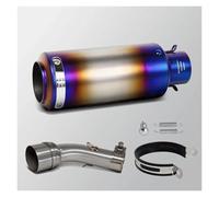 Tubo scarico motocicletta Per YZF R3 Per R25 MT03 2015-2025 Moto Slip On Line Tubo Di Scarico Progetto Marmitta Racing Streetbike Escape Modify(TYPE-F)