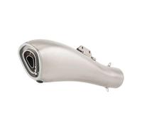 Tubo scarico motocicletta Per Z1000 R15 V4 XSR125 MT03 CBR250RR SPRINT 150 YZF R7 Connettore 51mm/61mm Silenziatore Scarico Universale Moto Con DB Killer(WHITE)