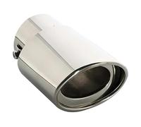 Tubo Scarico Per Auto Per Alfetta 147 156 159 Per Alfa Per Berlina Per Brera Per Mito Per Giulia Per Milano Per Romeo Auto Tubo Scarico Punta Silenziatore Rotondo Coda Gola(Straight)