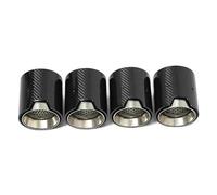 Tubo Scarico Per Automobili Per BMW M2 F8 M3 F80 M4 F82 Per M5 F10 M6 F12 M Puntale Marmitta 70mm Ugello 4 Pezzi/lotto Scarico Per Auto In Fibra Carbonio Opaca Terminale Scarico Auto(Carbon Fiber B)
