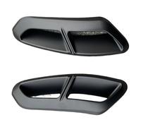 Tubo Scarico Per Automobili Per VW Per Arteon 2018 2019 2020 2021 2022 2023 Paraurti Posteriore Con Scarico A Quattro Uscite Decorazione Cromata E Nera Tubo Scarico Coda(Matteblack-2pcs)