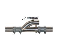 Tubo Scarico Per Automobili Valvola Scarico Elettrica Doppia SS304 2" 2,25'' 0,5'' 3" Pollici Con Pulsante Commutazione E Connettore A Morsetto 2 Pezzi Tubo Scarico Coda(3inch)