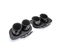 Tubo Scarico Posteriore Per 992 Per Carrera 2/4 /S /4S 304 Acciaio Inossidabile Scarico Ugelli Terminale Scarico Auto Quad Coda Marmitta Auto(Black)