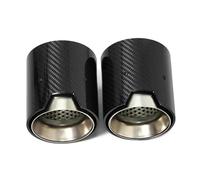 Tubo Scarico Posteriore Per BMW Serie X G01 Per X3 G02 Per X4 2018-2021 Lucidato Performance Style Terminali Scarico Fibra Carbonio Ugello Tappo Terminale Scarico Punta Coda Marmitta Auto(Matte)