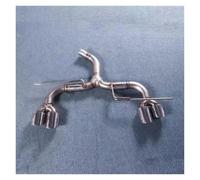 Tubo Scarico Posteriore Per Vw Per Golf 5 6 7 8GTI Morsetto Di Fissaggio Per Tubo Di Scarico In Acciaio Inossidabile Coda Marmitta Auto(Miter mouth**)