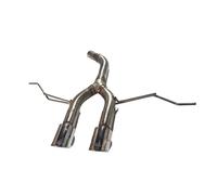 Tubo Scarico Posteriore Per Vw Per Golf 5 6 7 8GTI Morsetto Di Fissaggio Per Tubo Di Scarico In Acciaio Inossidabile Coda Marmitta Auto(Miter mouth)