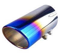 Tubo Scarico Punta Per Qashqai Auto Tip Modificato Terminale Di Scarico Argento Accessori Marmitta Tubo(Blu)