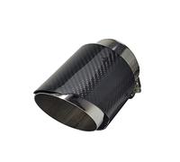 Tubo Scarico Punta Posteriore Gola 1 Pezzo Per Mazda Cx-5 Cx-4 Cx-3 Per Per Axela Per Per Atenza Tubo Di Scarico Modificato Decorativo In Fibra Carbonio Punte Coda(Straight slilver 1pcs)