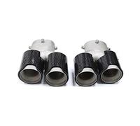 Tubo Scarico Punta Posteriore Gola Doppio Tubo Scarico In Fibra Carbonio Punta Per BMW G42 Per M240i 2021 2022 Del Silenziatore Di Ugello 1 Coppia(Carbon Fiber D)