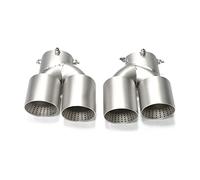 Tubo Scarico Punta Posteriore Gola Doppio Tubo Scarico In Fibra Carbonio Punta Per BMW G42 Per M240i 2021 2022 Del Silenziatore Di Ugello 1 Coppia(Opaco)