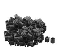 tubo sedia piede pastiglie morsetto scivola cappuccio nero 19mm montare Dia 200x