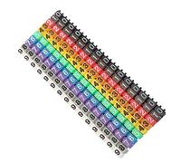 Tubo segnacavi di pregevole fattura, numero di filo semplice in plastica, apparecchiature(150PCS KCM-1.5MM 1.5 square)