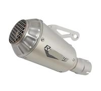 Tubo Silenziatore Tubo Di Collegamento Per Scarico Moto, Sistemi Di Scarico Modificati Per MT10 MT-10 SP FZ10 FZ-10 2022 2023(Gray-A)