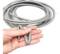 Tubo Silicone Grigio 2m Res. Alta Temp. 1-32mm | Anti-invecch., anti-laceraz., resist. abras., multi-misure, morbido, generale(ID16 x OD21 mm)