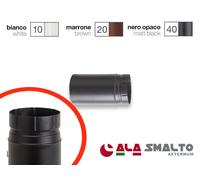 TUBO SMALTATO 13x 25 NERO OPACO AETERNUM ALA