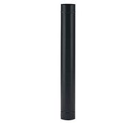TUBO SMALTATO NERO OPACO DIAM.CM 12 X CM 100 LUNGO PER STUFA LEGNA - DF 701458