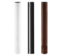 TUBO SMALTATO PER STUFE cm 100 ø 12 bianco