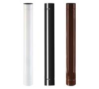 TUBO SMALTATO PER STUFE cm 100 ø 12 bianco