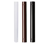 TUBO SMALTATO PER STUFE CM 100 DA ø 15 NERO