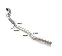 Tubo sostituzione catalizzatore Gr.N inox Audi S3 (typ 8V)