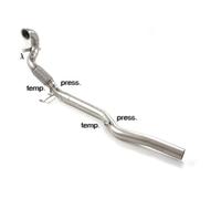 Tubo sostituzione catalizzatore Gr.N inox Audi TT (typ FV