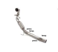 Tubo sostituzione catalizzatore Gr.N inox Volkswagen Polo Mk6 (typ