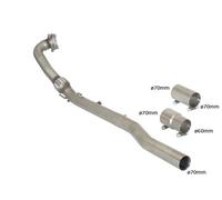 Tubo Sostituzione Catalizzatore INOX Vw GOLF 6 R 2.0 TSI Ragazzon