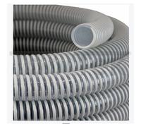 TUBO SPIRALATO PVC NEUTRO SPIRALE ASPIRAZIONE ALIMENTARE Ø50 25mt