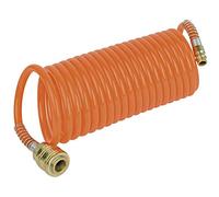 Tubo spirale per aria compressa con attacchi rapidi. Valex