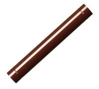 TUBO STUFA SMALTATO MARRONE SAVE cm 10x100 PORCELLANATO SCALDABAGNO STUFETTA