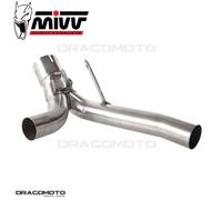 Tubo Elimina Kat MIVV Decatalizzatore Acciaio inox Suzuki Gsx-R 1000 2009 > 2011
