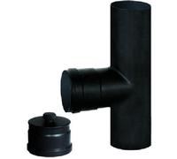 ALA2MM aeternum PELLET Y40300250304 Canale da Fumo Porcellanato, Nero