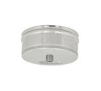 Tubo tee gomito canna fumaria in acciaio inox stufa legna pellet mono parete