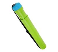 Tubo Telescopico per Disegni con Tracolla, Due Sezioni, Verde | Plastica, Rotazione a 360 Gradi e Cappuccio Sicuro, per Studenti di Architettura e Artisti in Studio