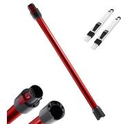 Tubo Telescopico per Dyson, Stelo Rigido Estensibile Compatibile per Dyson V7 V8 V10 V11 V15 Aspirapolvere, Tubo Prolunga Lunghezza 73 CM con Due Piccole Spazzole 2in1 (Rosso)