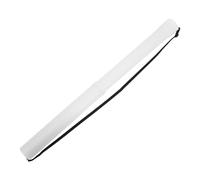 Tubo Telescopico per Poster e Disegni, Bianco, con Tracolla Regolabile | Plastica, Lunghezza 52-93cm, Diametro 6cm, per Studenti di Architettura e Artisti in Viaggio