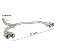 Tubo Terminale inox RAGAZZON BMW Serie 1 E81 (3 porte) 123d (150kW) 2007>>
