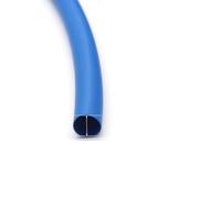 Tubo termorestringente blu da 1 metro, diametro mm - 50, guaina for cavi termici in poliolefina 2:1, isolamento, for elettrici(30mm)