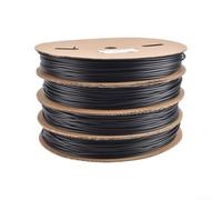 Tubo termorestringente da 200 m, materiale PE, rapporto di restringimento 2:1, per isolamento per estremità dei fili e sigillatura di connessioni elettriche (3 mm -200 m)