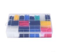 Tubo termorestringente di grado industriale per connessioni sicure e protezione terminale in vari ambienti (set da 580 pezzi)