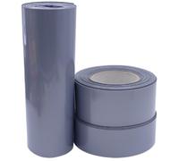 Tubo termorestringente in PVC da 2 m/10 m | Guaina termorestringente da 30-80 mm for la protezione della custodia della batteria al litio 18650(Grey,WIDTH 50MM_10 M)